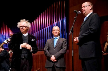 Miljenko Puljić s kolegama iz Ljubljane i Beograda